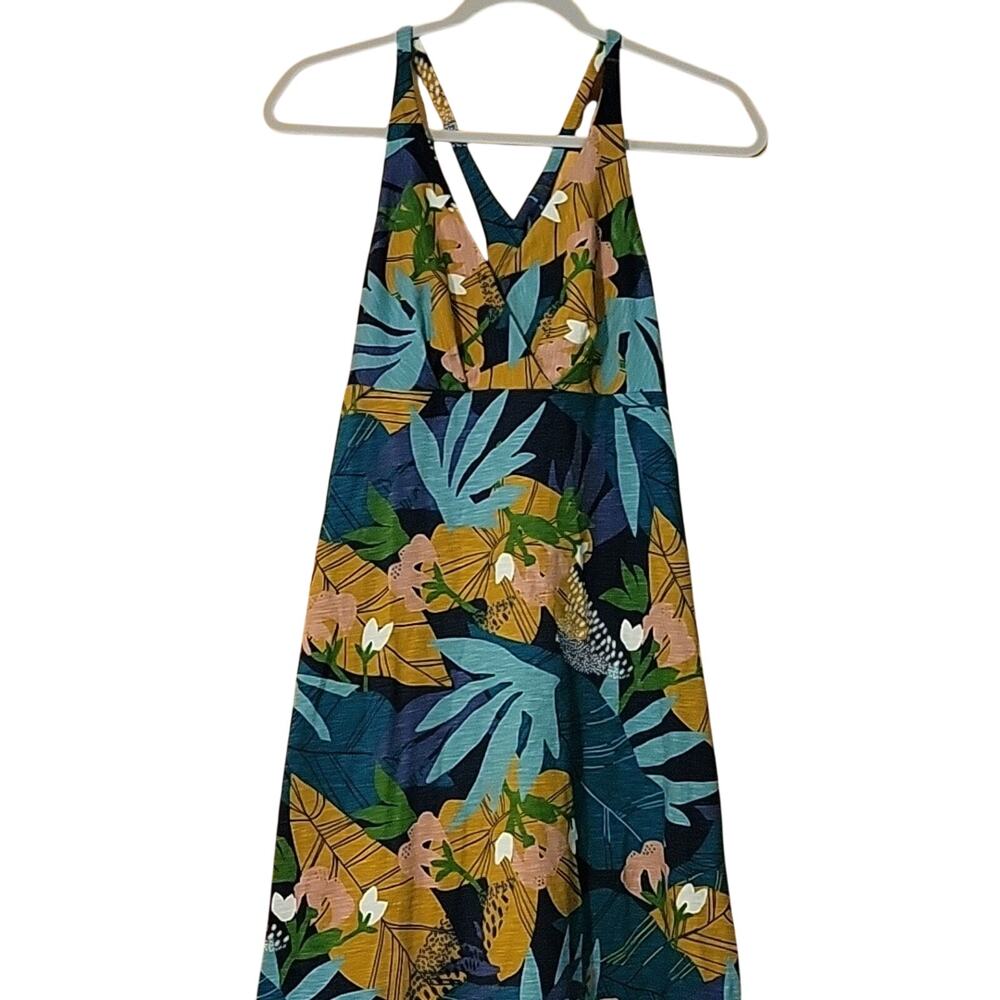Patagonia Amber Dawn Organic Cotton Tropical Sundress Small Vacation Resort
